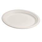 Ecobioshopping - Assiette ovale 32x25 cm en cellulose - 50 pièces - 12410