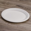 Ecobioshopping - Assiette ovale 32x25 cm en cellulose - 50 pièces - 12410