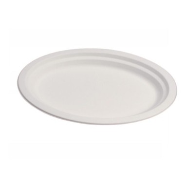 Ecobioshopping - Assiette ovale standard 26x19 cm en cellulose - 50 pièces - 11184