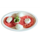 Ecobioshopping - Assiette ovale standard 26x19 cm en cellulose - 50 pièces - 11184