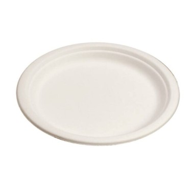 Ecobioshopping - Assiette plate Standard 23 cm en cellulose - 50 pièces - 11181