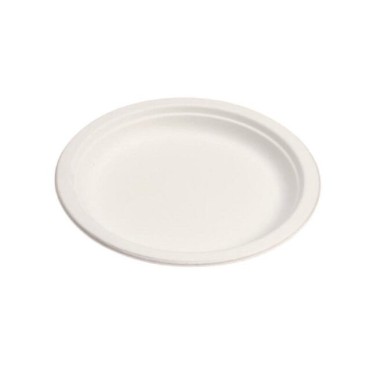 Ecobioshopping - Assiette plate Standard 18 cm en cellulose - 50 pièces - 11183