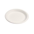 Ecobioshopping - Assiette plate Standard 18 cm en cellulose - 50 pièces - 11183