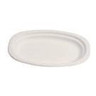 Ecobioshopping - Assiette ovale 23x16 cm en cellulose - 50 pièces - 12502