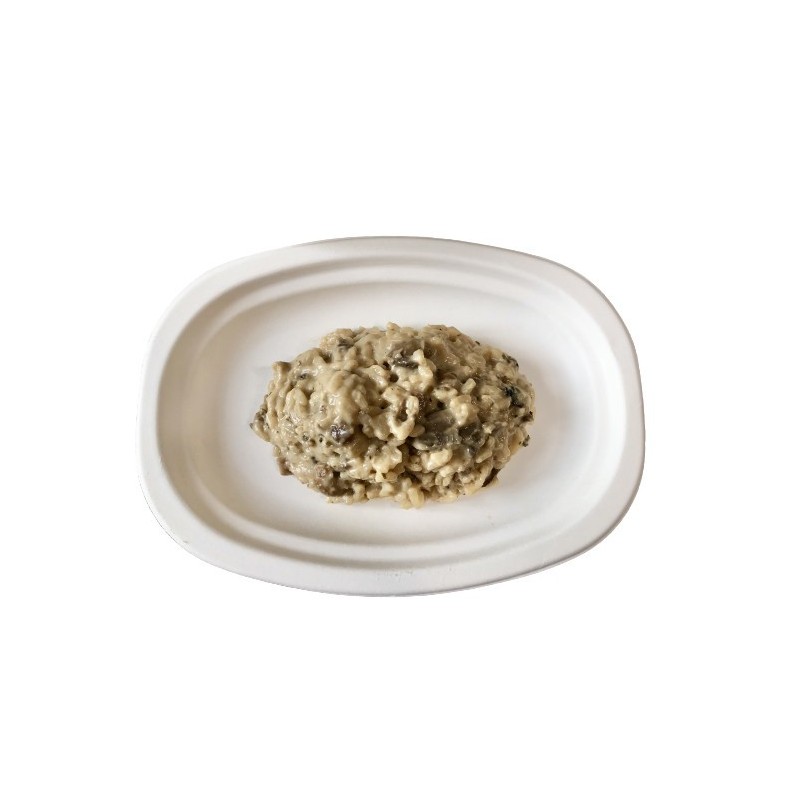 Ecobioshopping - Assiette ovale 23x16 cm en cellulose - 50 pièces - 12502