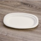 Ecobioshopping - Assiette ovale 23x16 cm en cellulose - 50 pièces - 12502