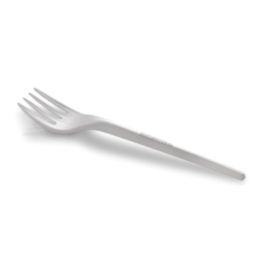 Ecobioshopping - Fourchette standard 16 cm en PLA - 50 pièces - 14162
