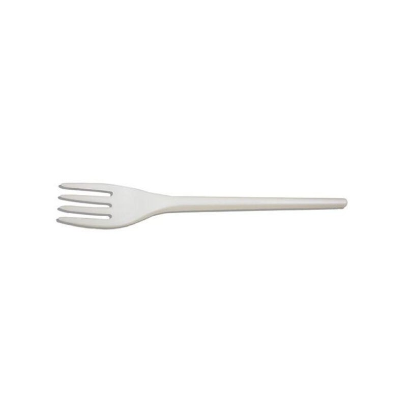 Ecobioshopping - Fourchette Professionnelle 17 cm en PLA - 50 pièces - N805
