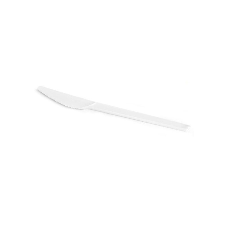 Ecobioshopping - Couteau Professionnel 17 cm en PLA - 50 pièces - N806
