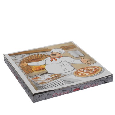 Ecobioshopping - Boîte à pizza 32,5x32,5x3h cm - 100 pièces. - 3250304