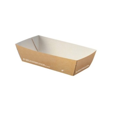 Ecobioshopping - Barquette à friture Moyenne 16x9x4,5 cm - 50 pièces - 611-65