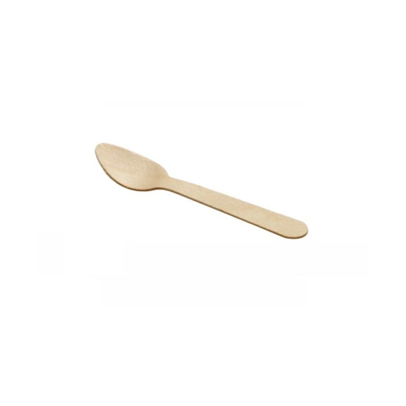 Ecobioshopping - Cuillère 10,5 cm en bois - 100 pièces - 5524