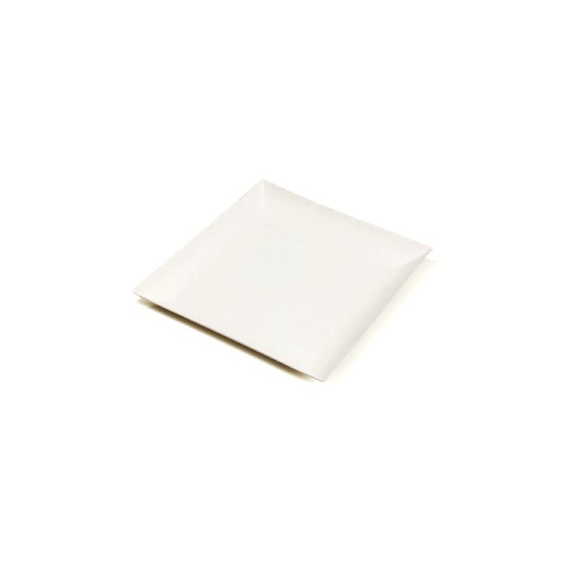 Ecobioshopping - Assiette Komodo 18x18 cm en cellulose - 50 pièces - N468