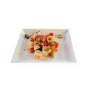 Ecobioshopping - Assiette Komodo 18x18 cm en cellulose - 50 pièces - N468