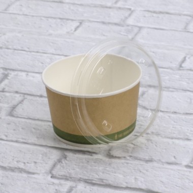 Ecobioshopping - Couvercle ∅ 11cm en PLA - 50 pièces - 350-1