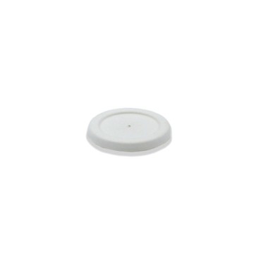 Ecobioshopping - Couvercle plat pour verres 85 ml - 50 pièces - 3OZ-1P-00-S