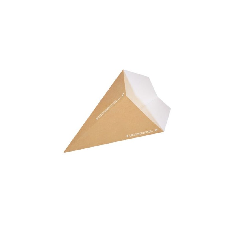 Ecobioshopping - Cône à frites petit h 17,5 cm - 50 pièces - 623-65