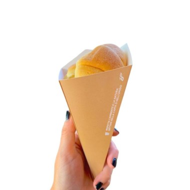 Ecobioshopping - Cône à frites petit h 17,5 cm - 50 pièces - 623-65
