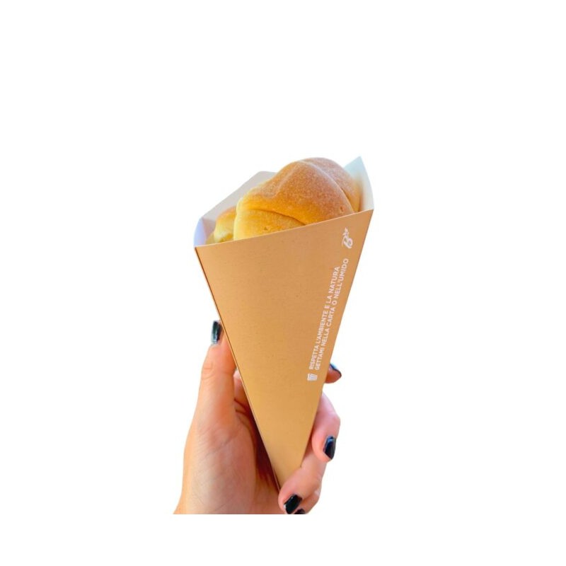 Ecobioshopping - Cône à frites petit h 17,5 cm - 50 pièces - 623-65