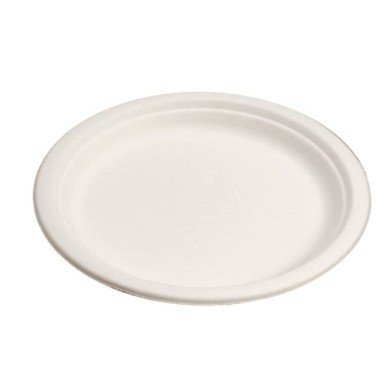 Ecobioshopping - Assiette plate Standard 26 cm en cellulose - 50 pièces - 11180