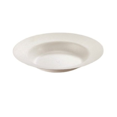 Ecobioshopping - Assiette Creuse Élégance 23 cm en cellulose - 50 pièces - 14171