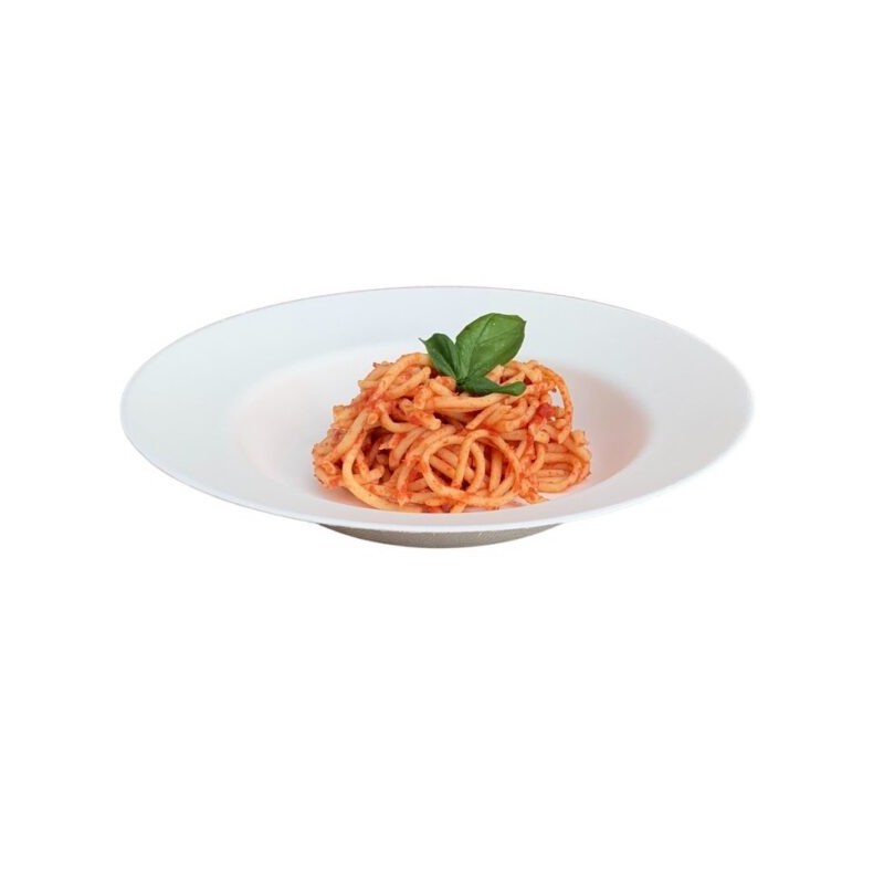 Ecobioshopping - Assiette Creuse Élégance 23 cm en cellulose - 50 pièces - 14171
