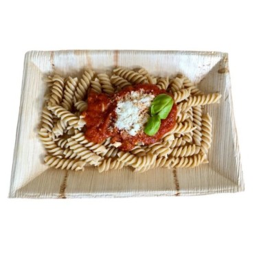 Ecobioshopping - Assiette 25x17 en feuille de palmier - 100 pièces - 3394