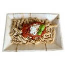 Ecobioshopping - Assiette 25x17 en feuille de palmier - 100 pièces - 3394