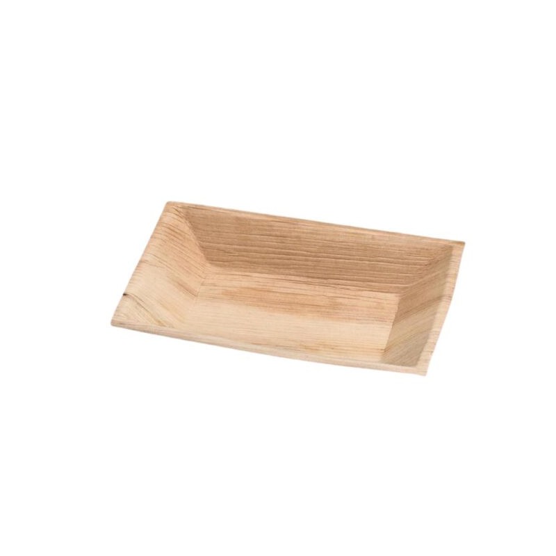 Ecobioshopping - Assiette 17x12 cm en feuille de palmier - 200 pièces - 3391