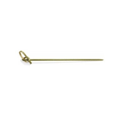 Ecobioshopping - Brochette Saigon nouée de 15 cm en bambou - 4000 pièces - 11395
