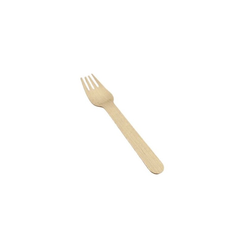 Ecobioshopping - Fourchette 15,6 cm en bois - 2000 pièces - 11969