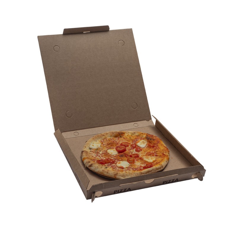 Ecobioshopping - Boîte à pizza BIO 32,5x32,5x3h cm - 100 pièces. - 325030AA