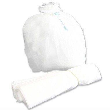 Ecobioshopping - Sac Mater-Bi 80x120 blanc - 300 pièces - 40025