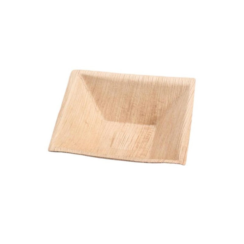 Ecobioshopping - Étui 16x16x5 cm en feuille de palmier - 100 pièces - N140