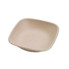 Ecobioshopping - Assiette carrée Nature 750 ml en cellulose - 500 pièces - 14967
