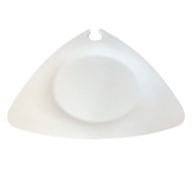 Ecobioshopping - Assiette Porte-Verre Trigon 27x26 cm en cellulose - 200 pièces - N462