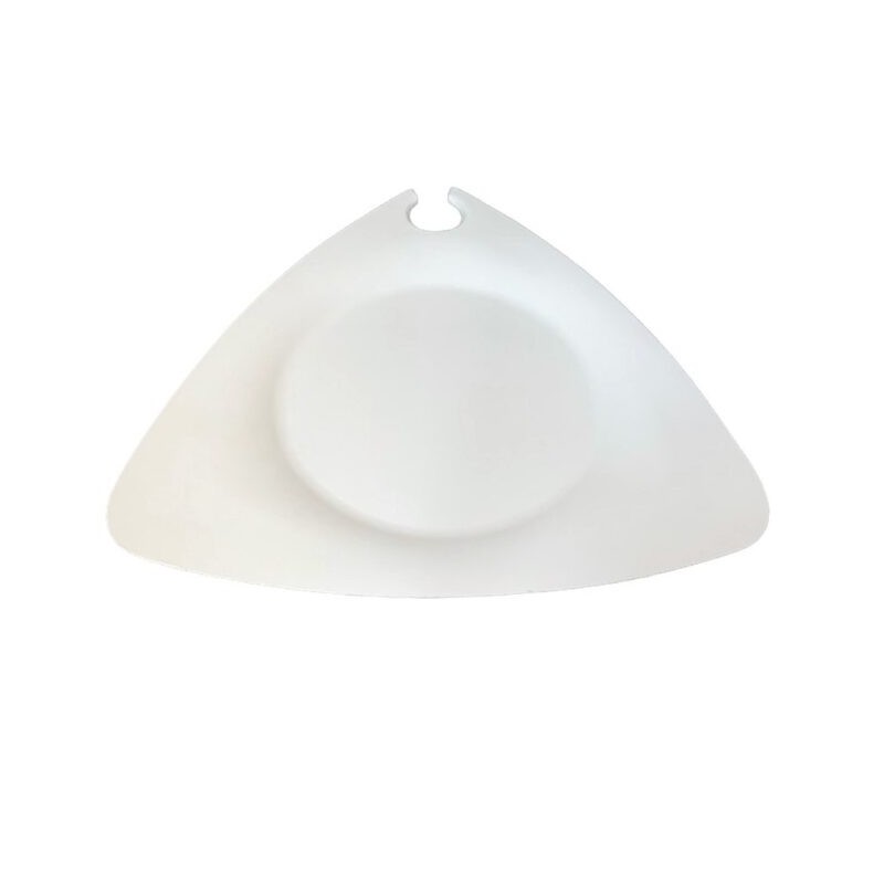 Ecobioshopping - Assiette Porte-Verre Trigon 27x26 cm en cellulose - 200 pièces - N462
