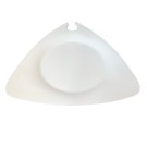 Ecobioshopping - Assiette Porte-Verre Trigon 27x26 cm en cellulose - 200 pièces - N462