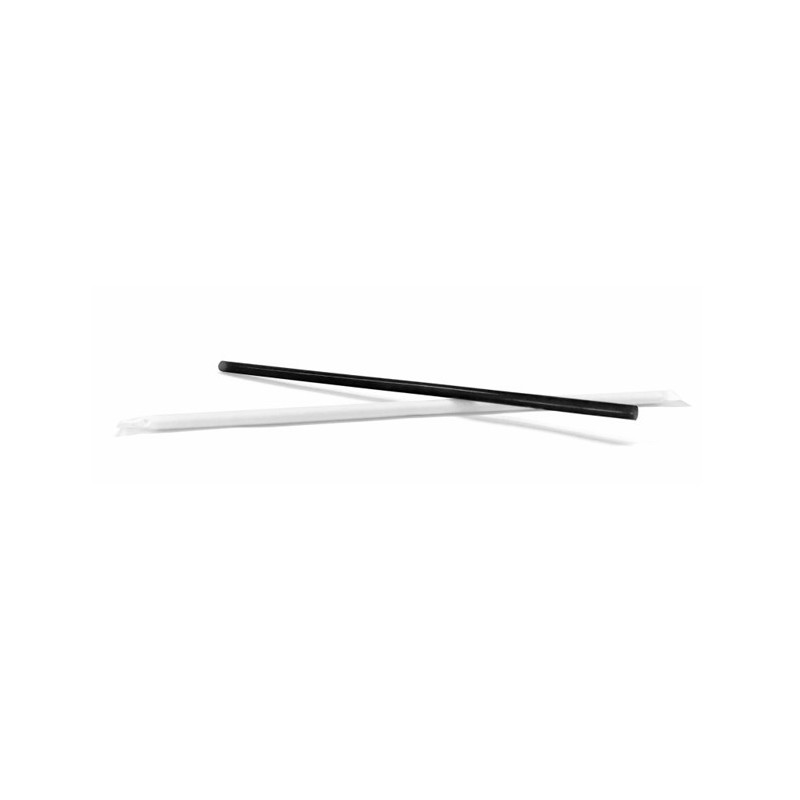 Ecobioshopping - Paille en bioplastique noire emballée 21 cm - 5000 pièces - I21070.500.1