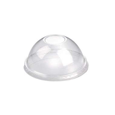 Ecobioshopping - Couvercle dôme en PLA diamètre 100 mm sans trou - 1200 pièces - N544