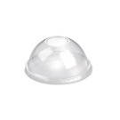 Ecobioshopping - Couvercle dôme en PLA diamètre 100 mm sans trou - 1200 pièces - N544