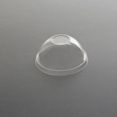 Ecobioshopping - Couvercle dôme en PLA diamètre 100 mm sans trou - 1200 pièces - N544