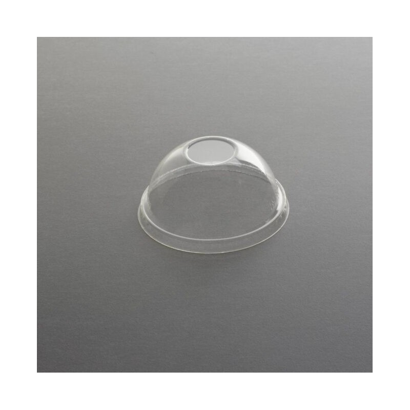 Ecobioshopping - Couvercle dôme en PLA diamètre 100 mm sans trou - 1200 pièces - N544