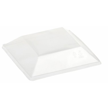 Ecobioshopping - Couvercle pyramide 16x16 cm en PLA - 400 pièces - N279
