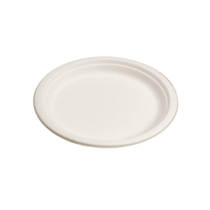 Ecobioshopping - Assiette plate Standard 23 cm en cellulose - 500 pièces - 11181