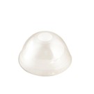 Ecobioshopping - Couvercle en forme de dôme en PLA, diamètre 85 mm avec trou pour verres 61431 et 61360 - 800 pièces. - 61701