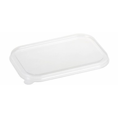 Ecobioshopping - Couvercle en PLA pour barquettes N395, N396, N397 - 390 pièces - 12012