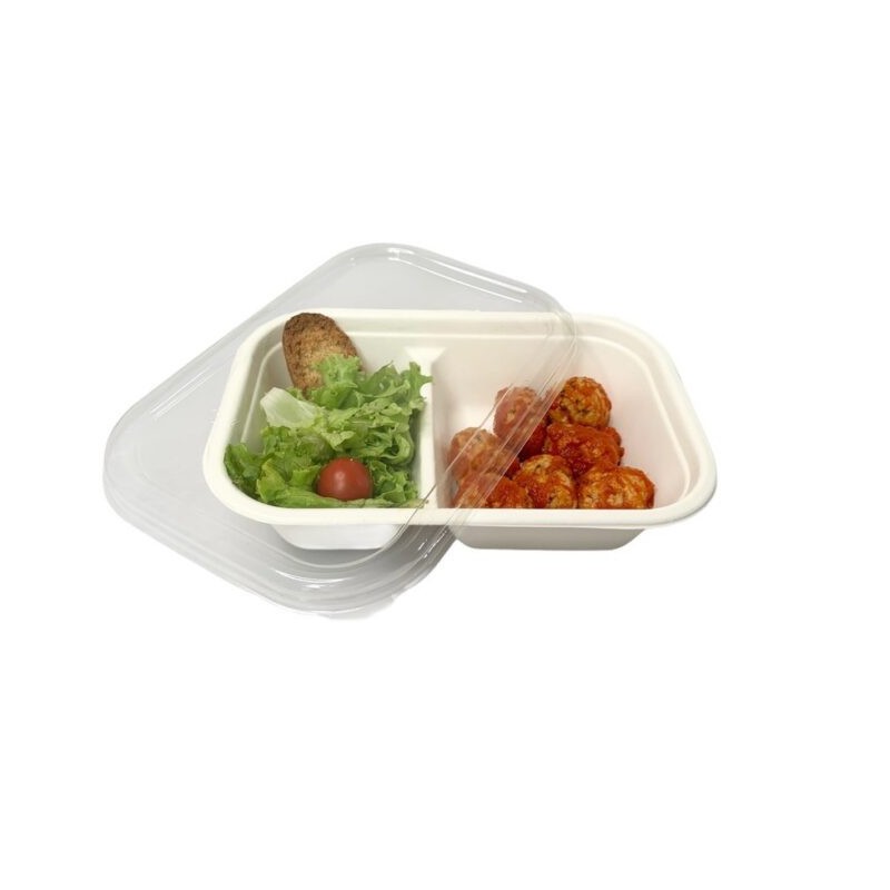 Ecobioshopping - Couvercle en PLA pour barquettes N395, N396, N397 - 390 pièces - 12012