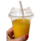 Ecobioshopping - Shaker Transparent en PLA 400 ml - 1000 pièces - 10176