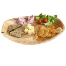Ecobioshopping - Plateau moyen 36x25 cm en feuille de palmier - 100 pièces - N136